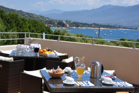 petits déjeuners terrasse panoramique